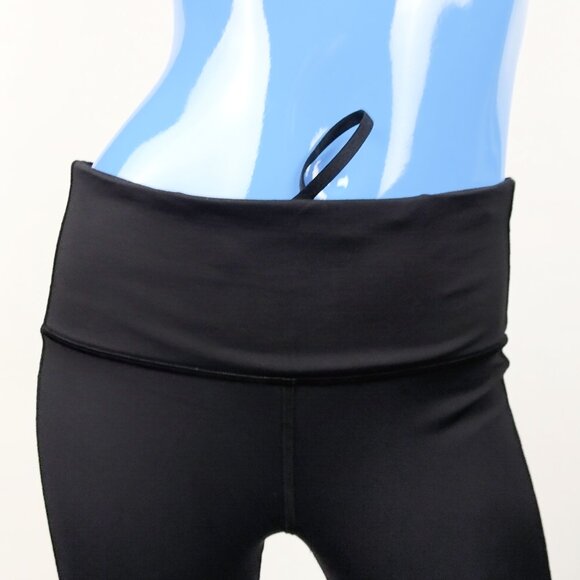 Lululemon Black Leggings Tight 8 M Mesh Reflective Running Workout Yoga Travel - Picture 5 of 9